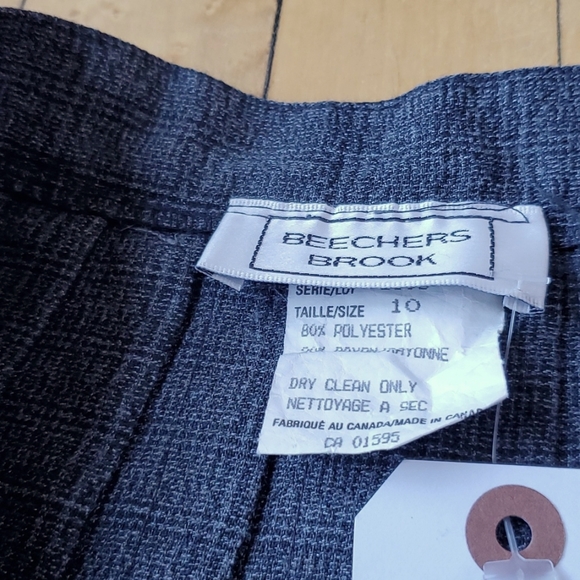 Vintage Beeches Brook Plaid Pleated Skirt Sz S - Picture 3 of 4